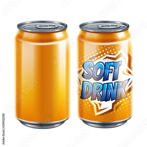 Soft drink tin can