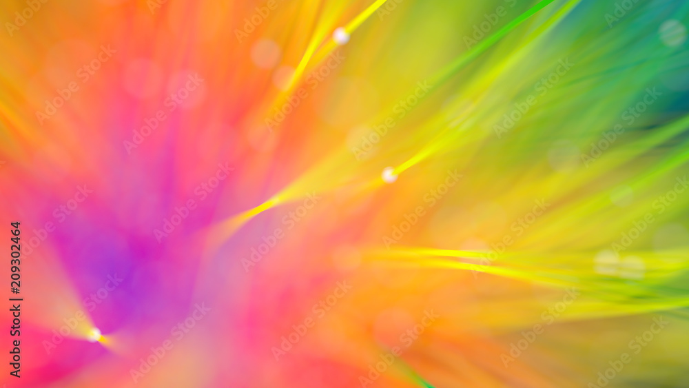 Obraz premium Beautiful blurred summer or spring illustration. Colorful bright abstract gradiant background. Fresh nature backdrop