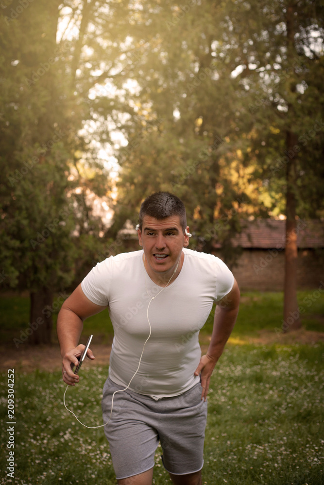 Jogging. Jogging.