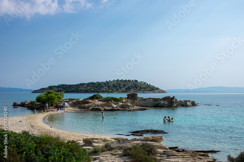 Fototapeta Naklejka Na Ścianę i Meble -  Lagonisi beach, Sithonia, Greece