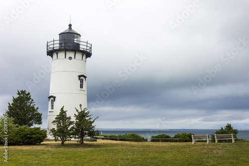 Martha's Vineyard, Massachusetts. East Chop (Telegraph Hill) Light, a lighthouse near the town of Oak Bluffs in the island of Martha's Vineyard