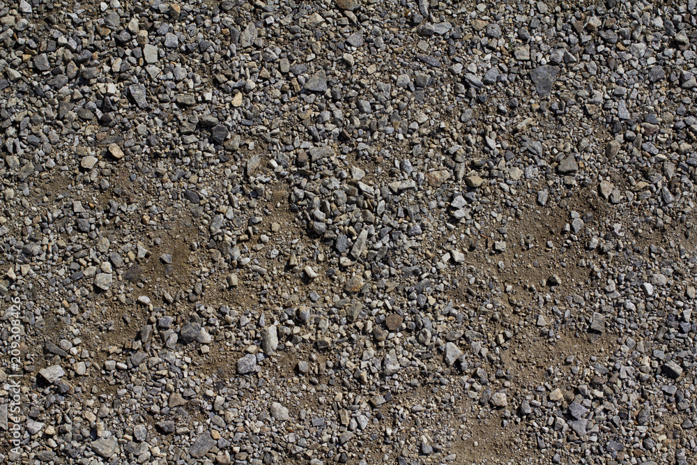 the texture of crushed stone, ballast Stock Photo Adobe Stock