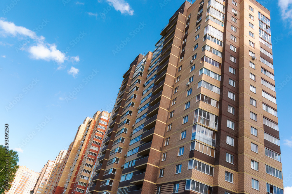 Fototapeta premium high-rise buildings typical construction