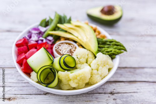 Buddha bowl, healthy and balanced food. 