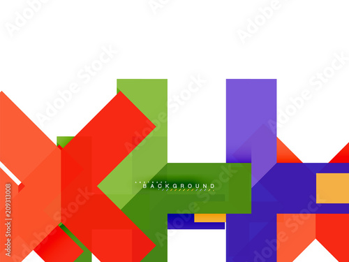 Free Download Multicolored abstract geometric shapes, geometry background for web banner - GFXLoad