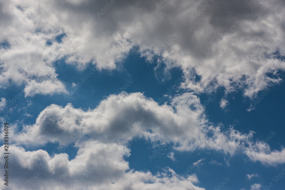 Cloudscape on blue sky Cloudscape on blue sky