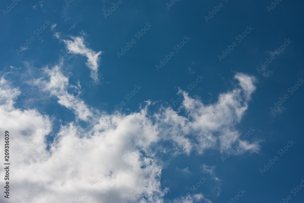 Fototapeta premium Cloudscape on blue sky