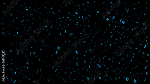 random special sign, colon alphabet beautiful background design