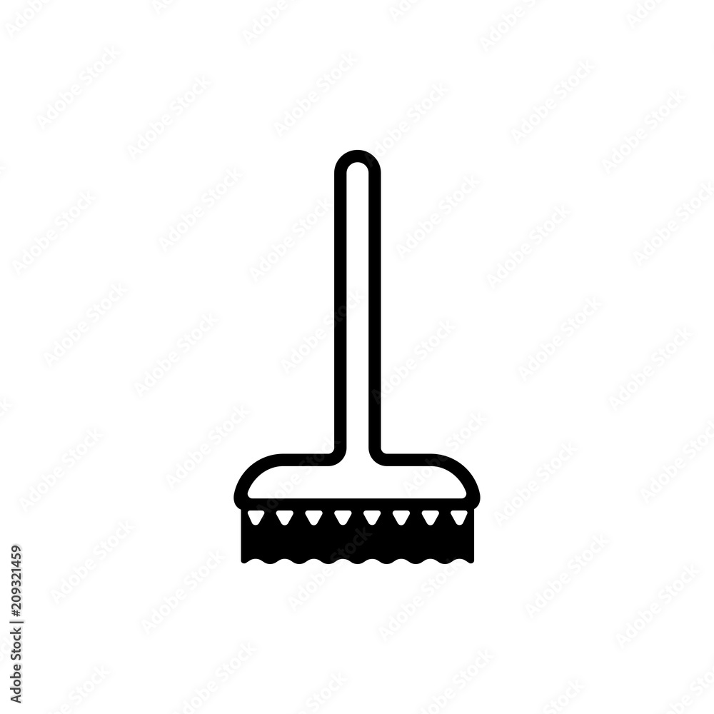 brush/broom icon ( cleaning / sweep ) brush/broom icon ( cleaning / sweep )
