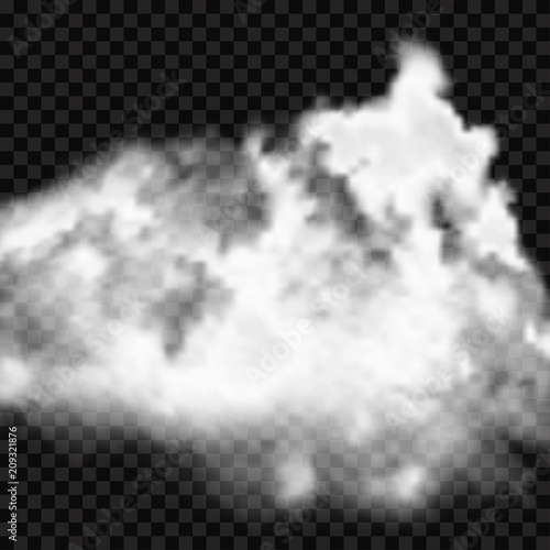 Realistic cloud or smoke for any background