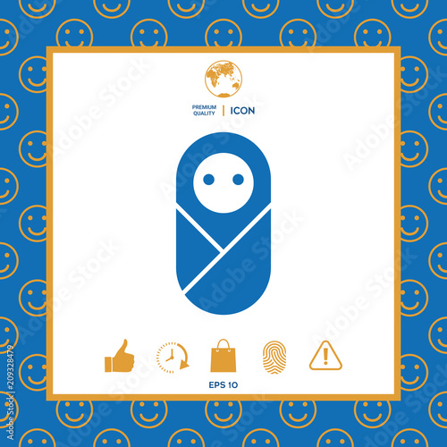 Infant, neonate, newborn icon