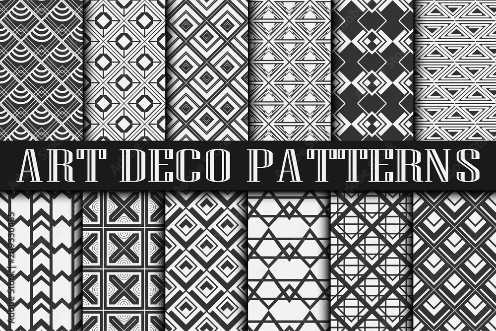 Art Deco patterns Art Deco patterns