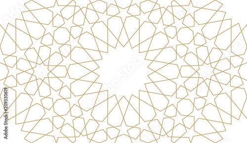 Photography Seamless pattern in authentic arabian style