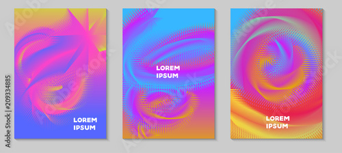 neon gradient cover set