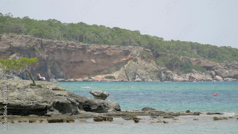 Beautiful views of the cliffs near the sea in Alanya Beautiful views of the cliffs near the sea in Alanya