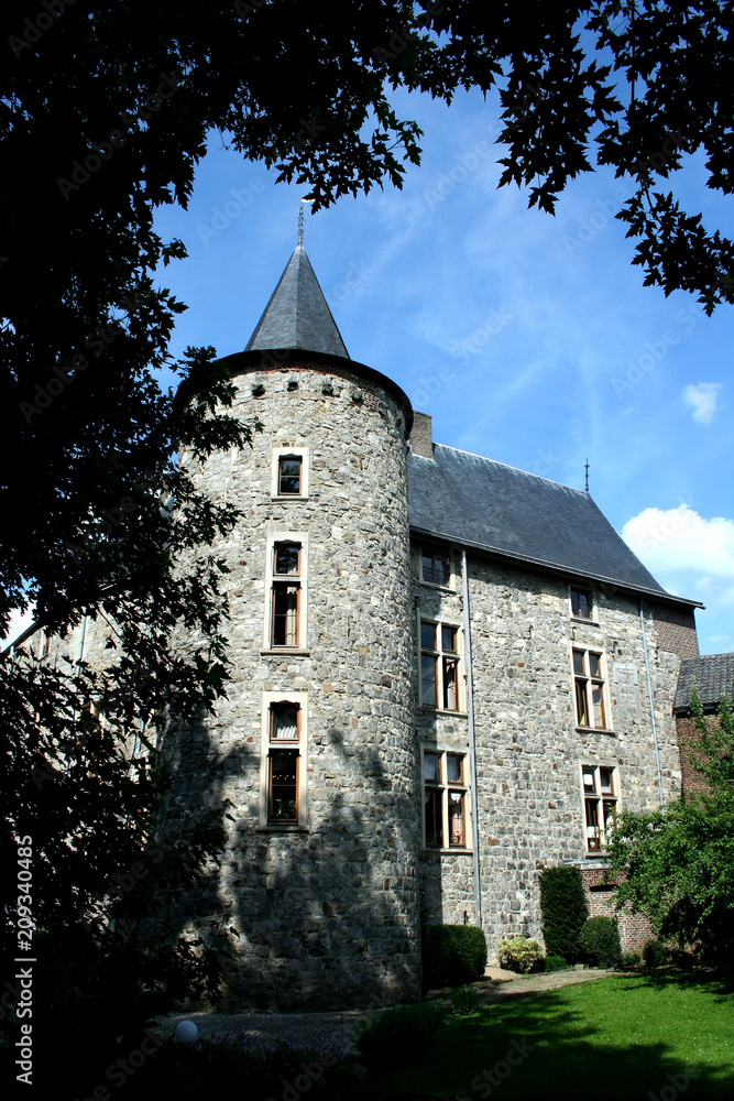 Exterior of the The castle of Wittem
