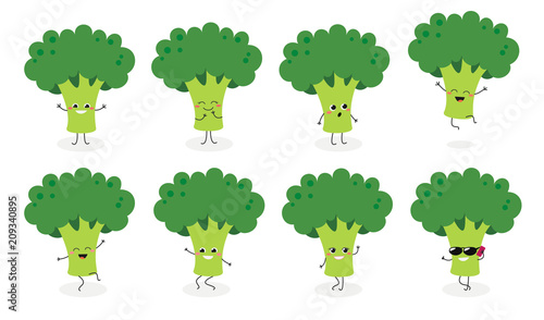 Broccoli emoticon №2