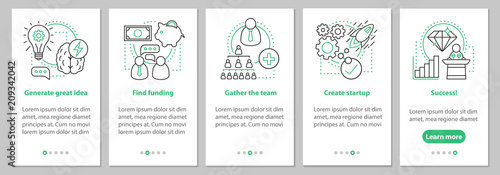 Career growth onboarding screen