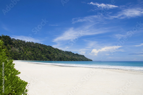 Fototapeta Naklejka Na Ścianę i Meble -  Radhanagar beach of Havelock Island, Port Blair, Andaman and Nicobar Islands