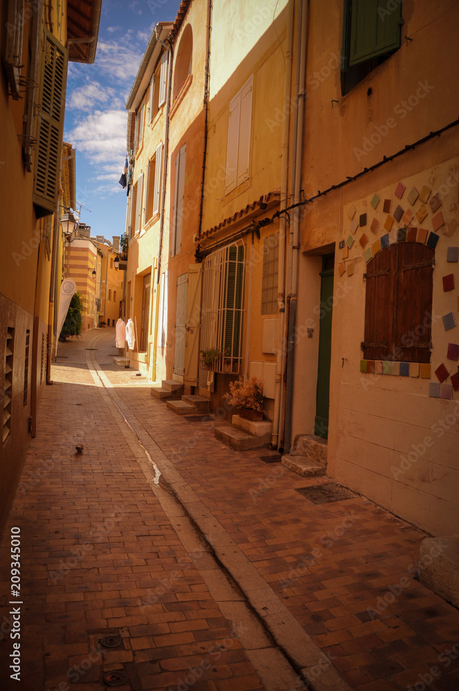 In a Narrow Alley of the old Town of Cassis, France