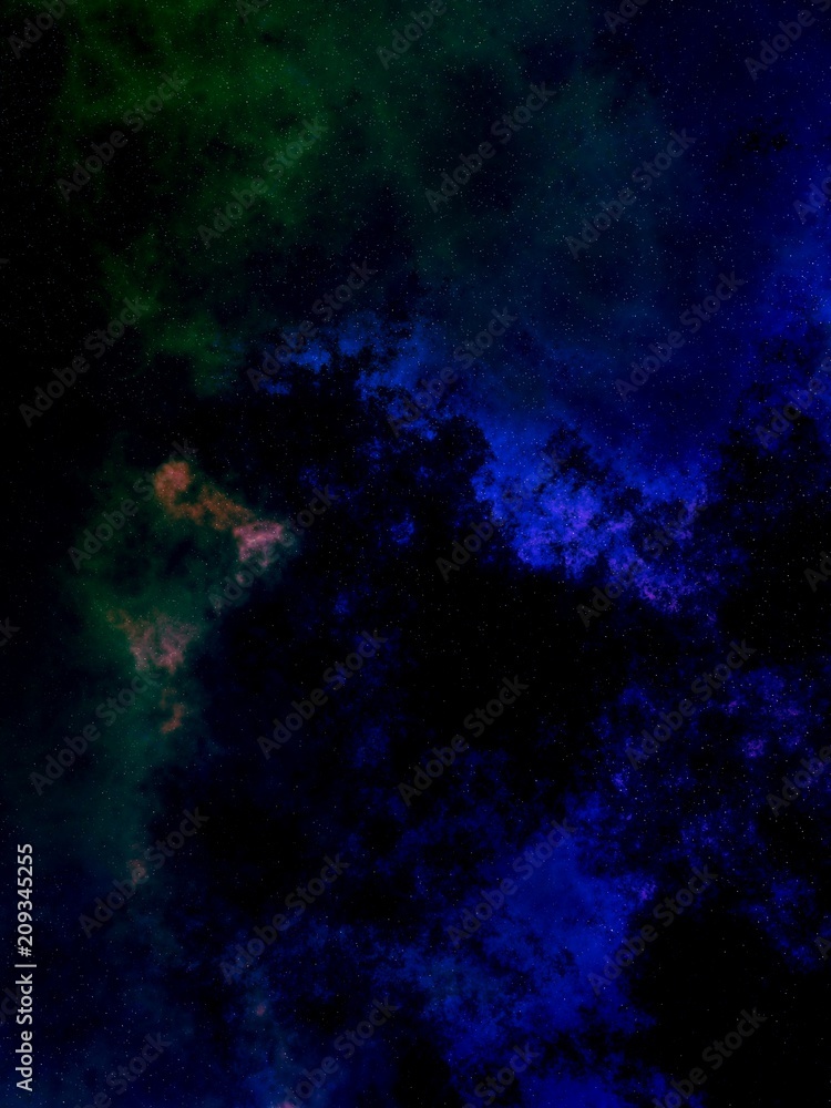 Fototapeta premium Tło mgławic kosmicznych 08
