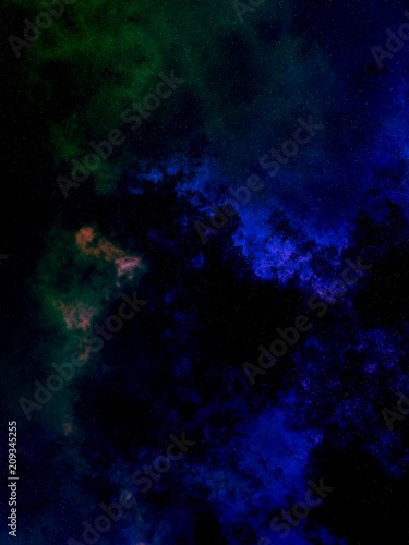Fototapeta Naklejka Na Ścianę i Meble -  Space Nebulae Background 08