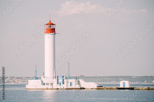 Lighthouse in the Gulf of Odessa, Ukraine