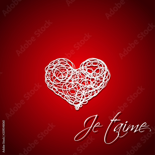 Je t'aime hearts
