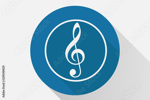 Icono azul de notas.