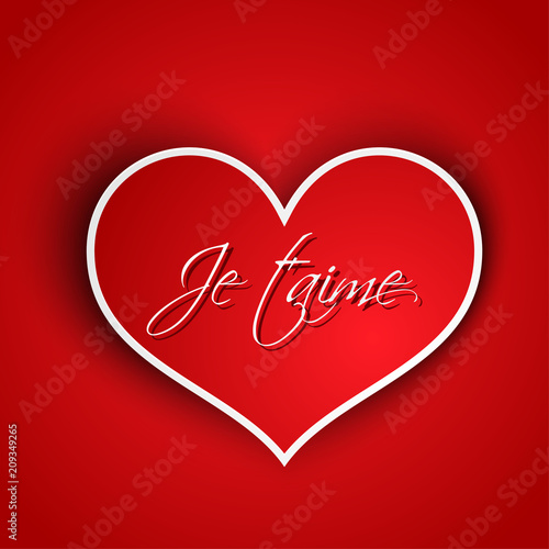 Je t'aime hearts