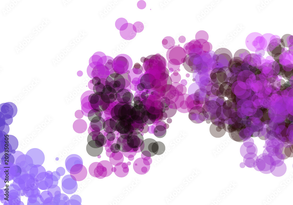 Fototapeta premium Purple Magenta Black Splatter