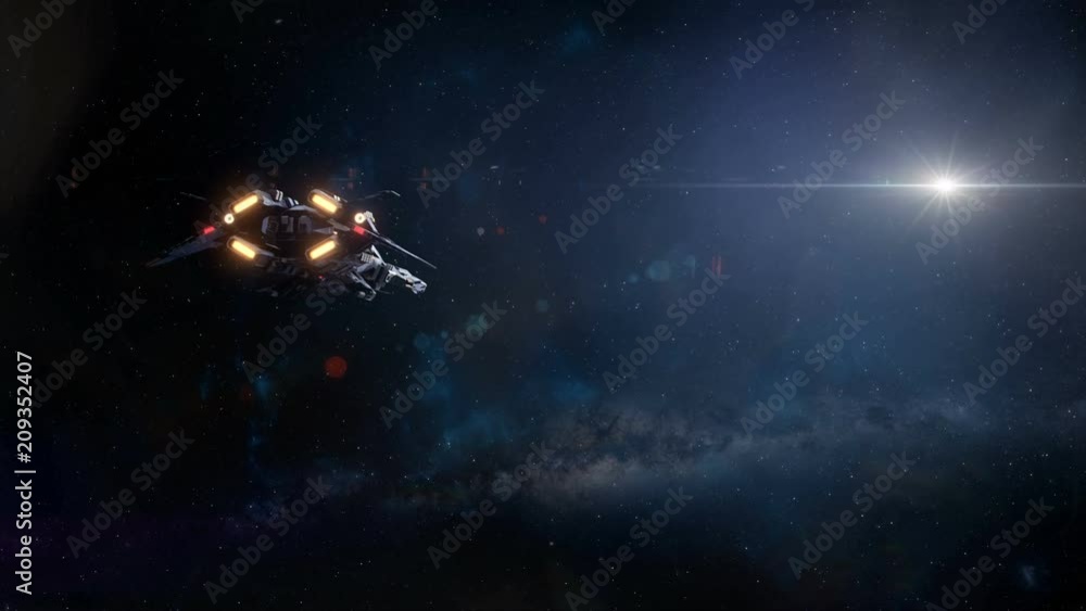 Spaceship Going to Warp Spaceship Going to Warp