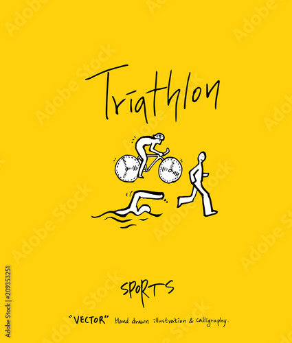 스포츠 포스터 / 손으로 그린 스포츠 그림