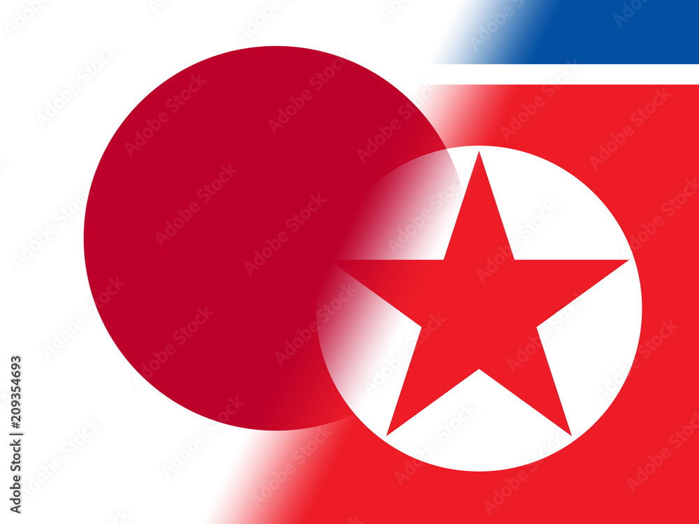 Japan And North Korean Talks 3d Illustration Japan And North Korean Talks 3d Illustration