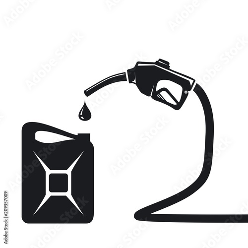 Vector illustration icon gas station