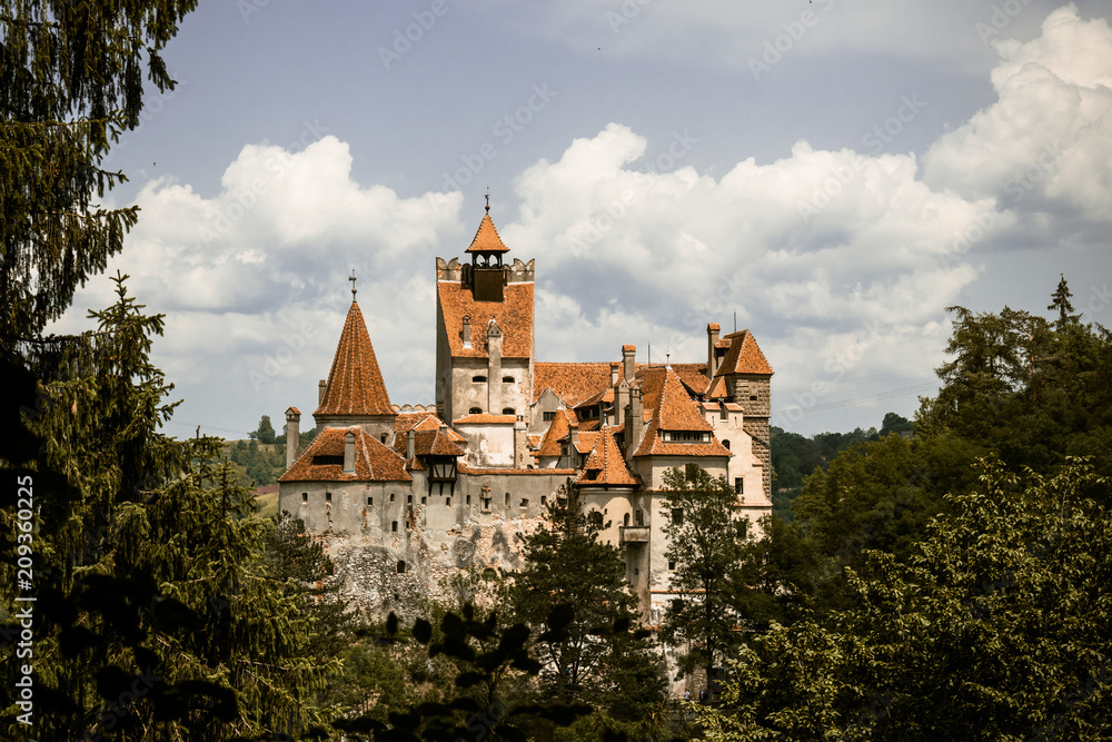 Bran Castle, Romania. The mysterious abode of the vampire Dracula