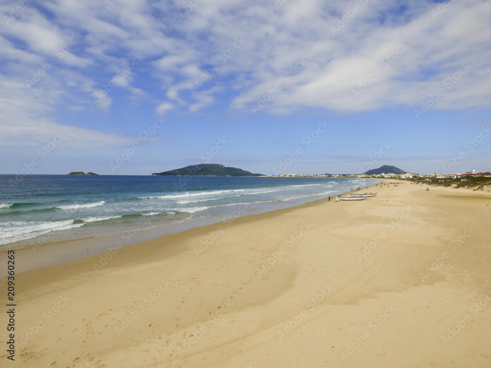 A view of Ingleses beach - Florianopolis, Brazil
