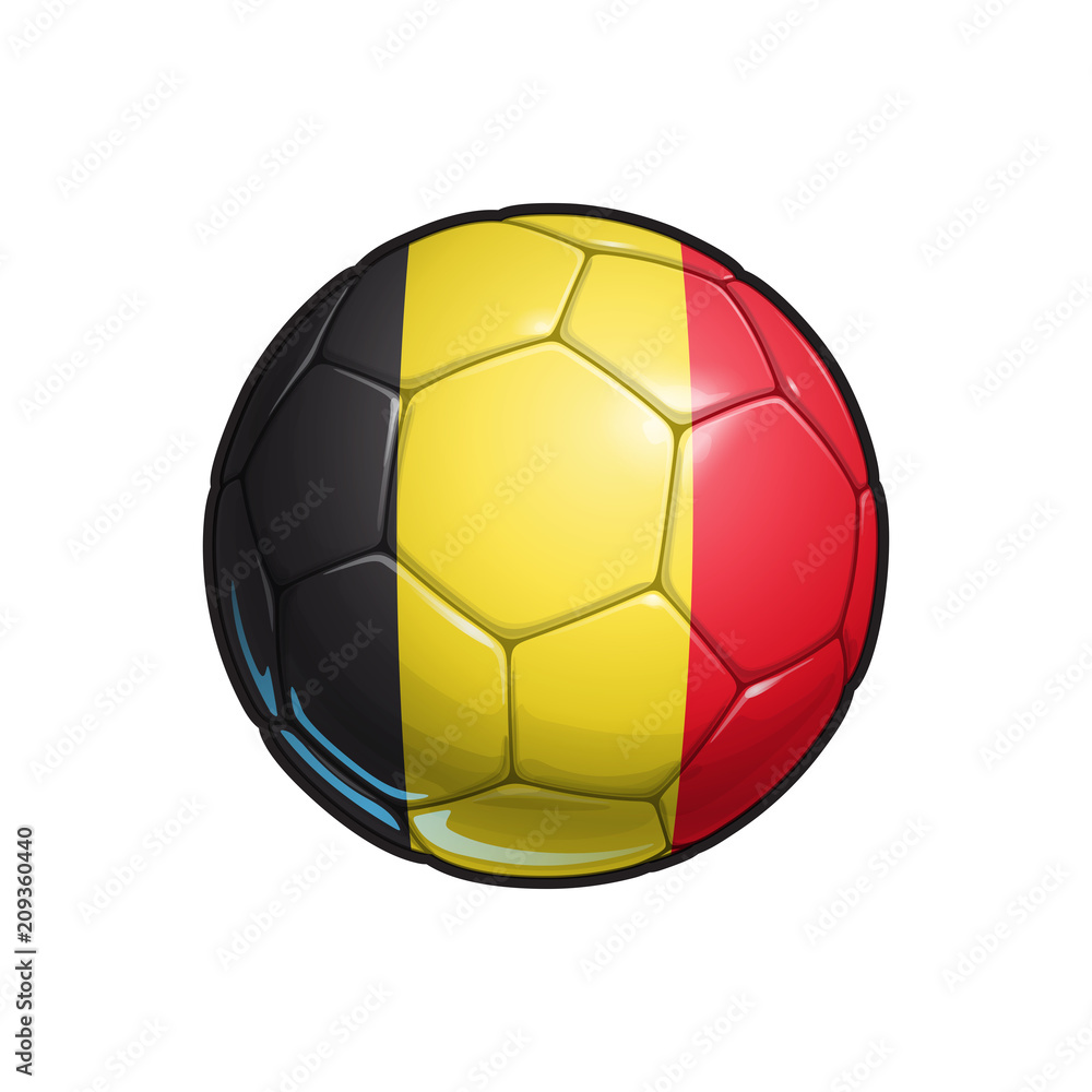 Belgian Flag Football - Soccer Ball Belgian Flag Football - Soccer Ball