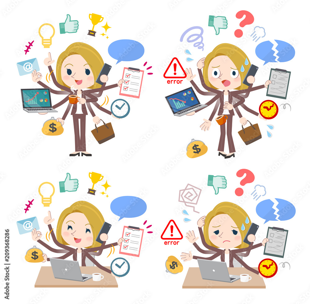 blond hair business women_mulch task Office blond hair business women_mulch task Office