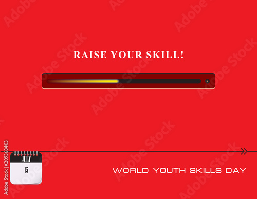 Post card Youth Skills Day