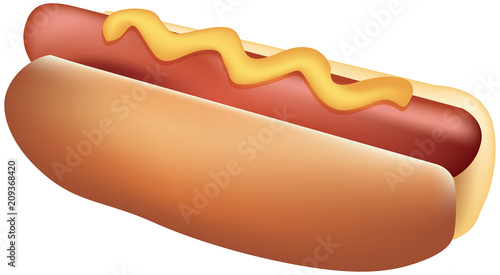 Sausage in a roll - Hot Dog