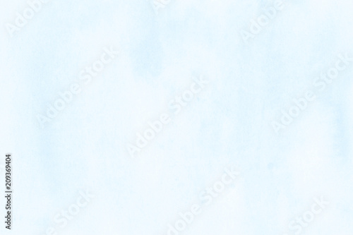 Beautiful soft blue watercolor background art hand paint for design