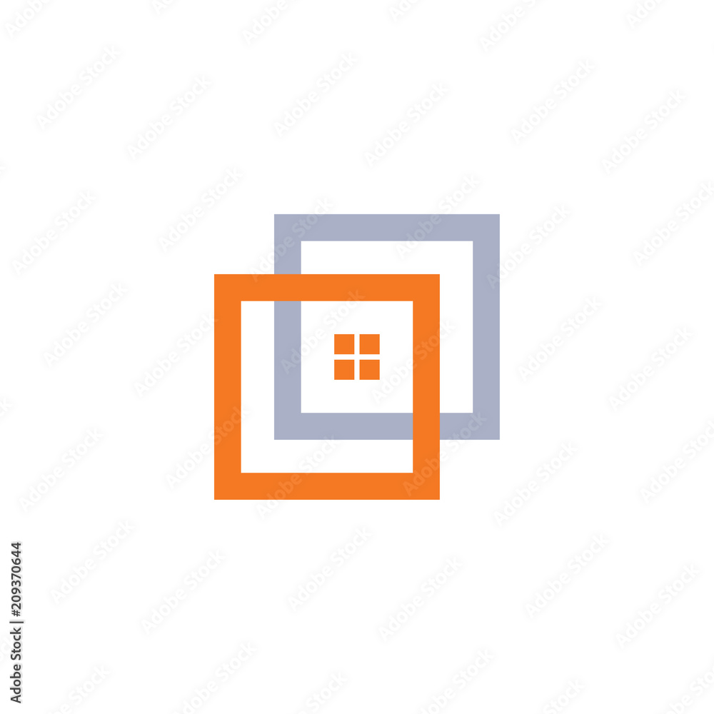 Real estate house logo icon design template Real estate house logo icon design template