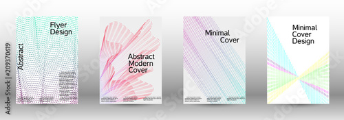 A set of creative sound backgrounds with linear.