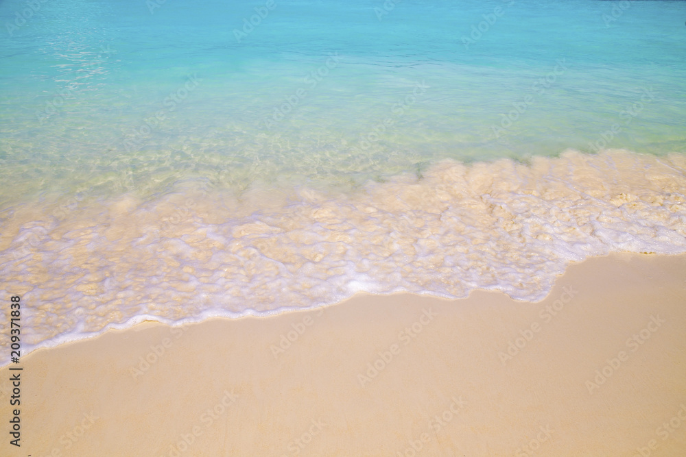 Beautiful beach and tropical sea Beautiful beach and tropical sea