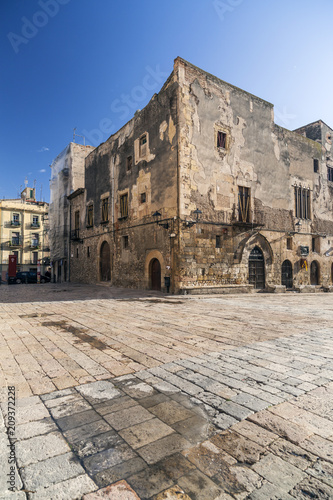  Old gothic building, rectory, rectoria, close to cathedral,Tarragona,Catalonia.Spain.