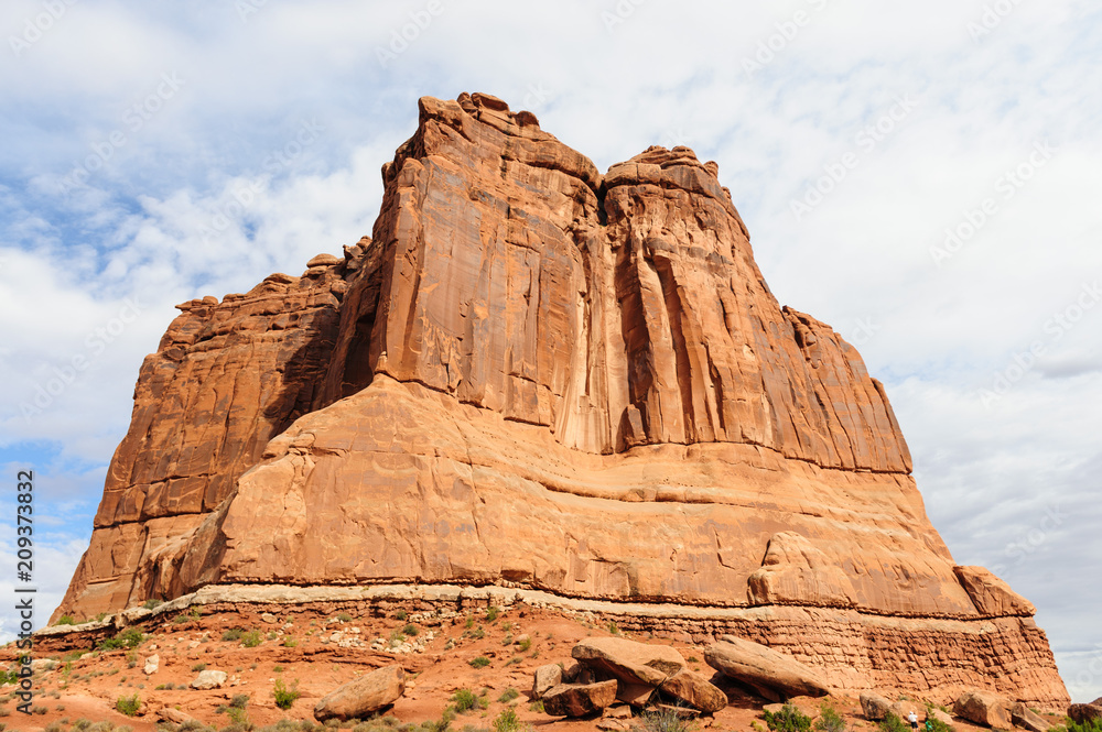 Fototapeta premium Delicate rock formations in Arches National Park, USA