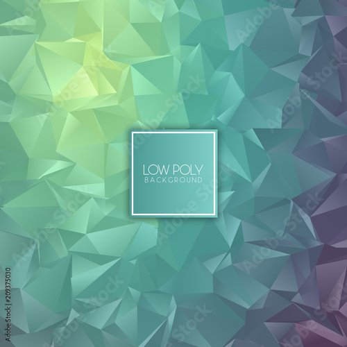 Abstract low poly design background