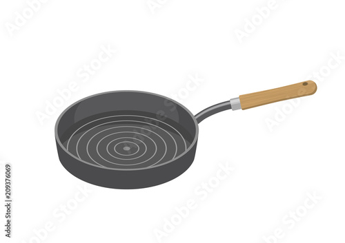 Vector illustration. Isolated pan on a white background.