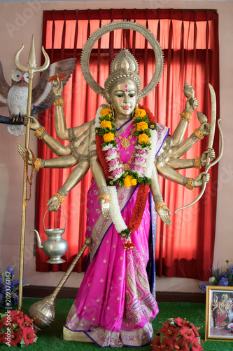 Hindu god As sacred in hindu temple © Surasak